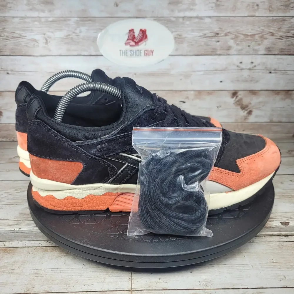 Asics Gel-Lyte V Trainers Women’s Size 8.5 Black Leather Comfort Running Shoes